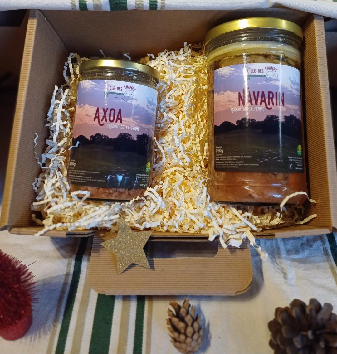 Coffret de Noël : Axoa (600g) et Navarin d'Agneau (750g)